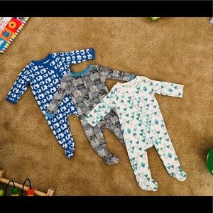 6 Month Baby Footie Pajamas, never used.